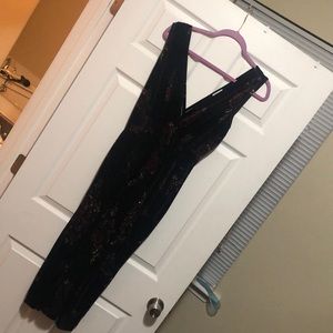 Black velvet Jumpsuit